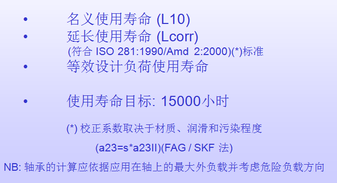 SITsiti減速機軸承使用壽命計算方法